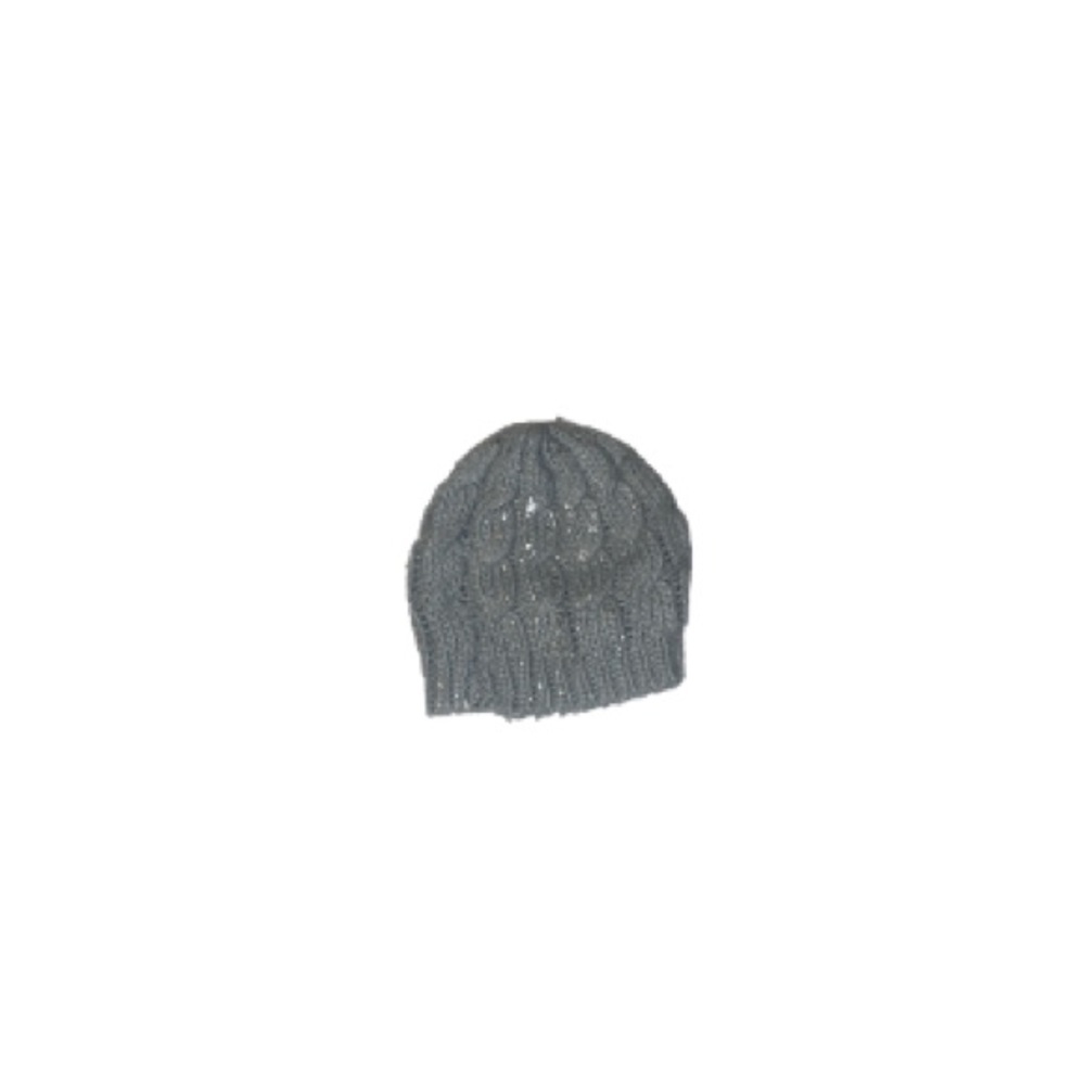 Unbranded Grey and Silver Knit Toque - Girl’s O/S